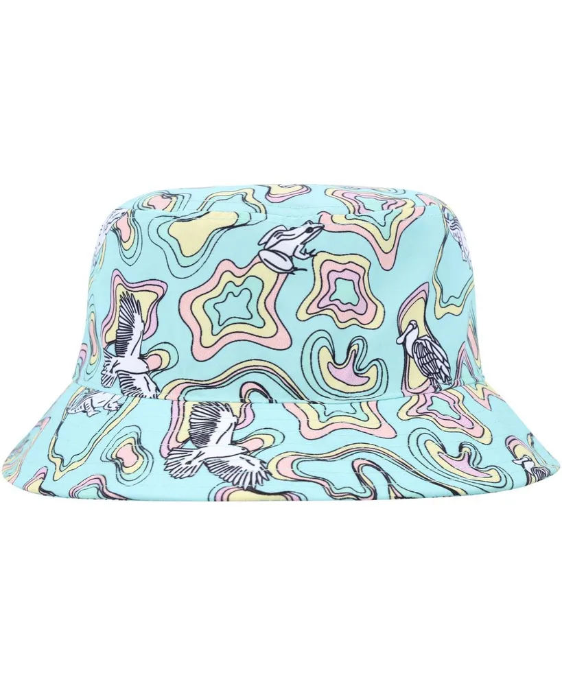 Men's Flomotion Light Blue Topo Bucket Hat