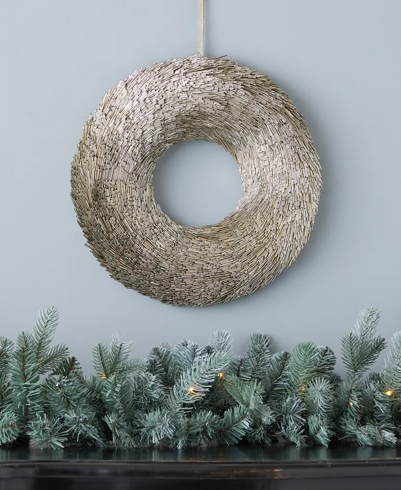 Seasonal Pipa 14" Wreath