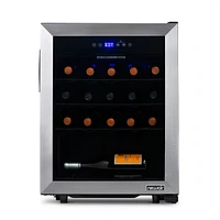 Newair Freestanding Bottle Compressor Wine Fridge in Stainless Steel