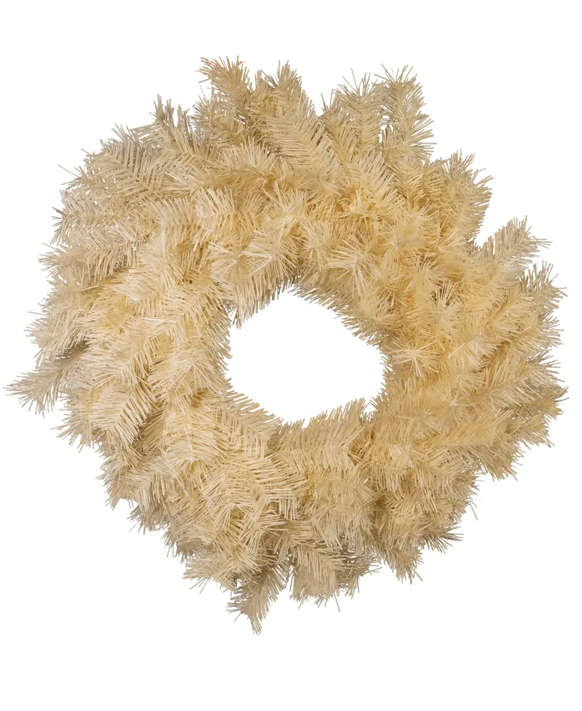 Kurt Adler 30" Unlit Cream Wreath