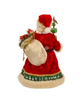 Kurt Adler 10.5" Fabriche Musical 12 Days of Christmas Santa