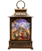 Kurt Adler 11" Battery Operated Warm Led Lighted Nativity Lantern