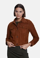 Furniq Uk Women's Authentic Western Suede Jacket