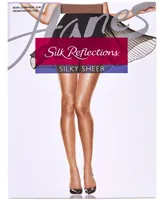 Hanes Silk Reflections Reinforced Toe Silky Sheer Pantyhose