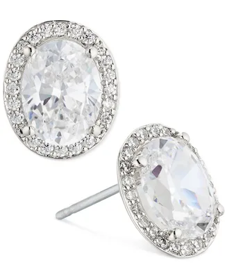 Eliot Danori Crystal Halo Stud Earrings