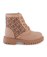 Dkny Toddler Girls Stassi Miley Casual Lace Up Combat Boots