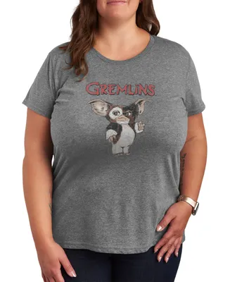 Hybrid Apparel Trendy Plus Gremlins Graphic T-Shirt