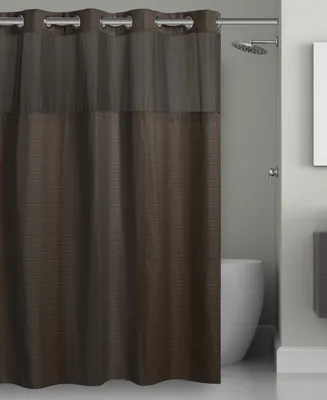 Hookless Waffle Shower Curtain with Liner, 71" x 74"
