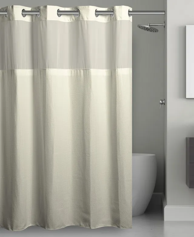 Hookless Escape Shower Curtain, 71X74 Grey