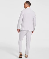 Kenneth Cole Reaction Men's Slim-Fit Mini-Houndstooth Suit