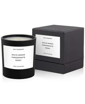 Environment White Woods, Pomegranate & Peony Candle (Inspired by 5-Star Hotels), 8 oz.