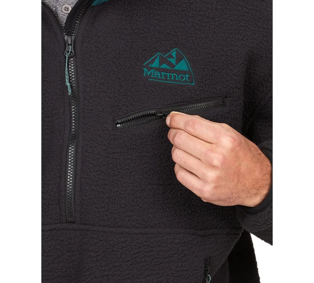 Marmot Men's 94 E.c.o. Embroidered Logo Half-Zip Fleece Jacket