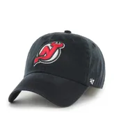 Men's '47 Brand Black New Jersey Devils Classic Franchise Flex Hat