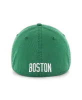 Men's '47 Brand Kelly Green Boston Celtics Alternate Logo Classic Franchise Flex Hat