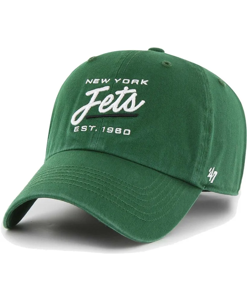 Women's '47 Brand Green New York Jets Sidney Clean Up Adjustable Hat