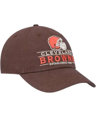 Men's '47 Brand Brown Cleveland Browns Vernon Clean Up Adjustable Hat