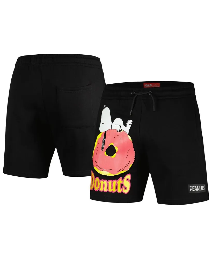 Men's Freeze Max Black Peanuts Snoopy Donuts Shorts