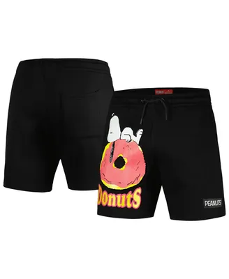Men's Freeze Max Black Peanuts Snoopy Donuts Shorts
