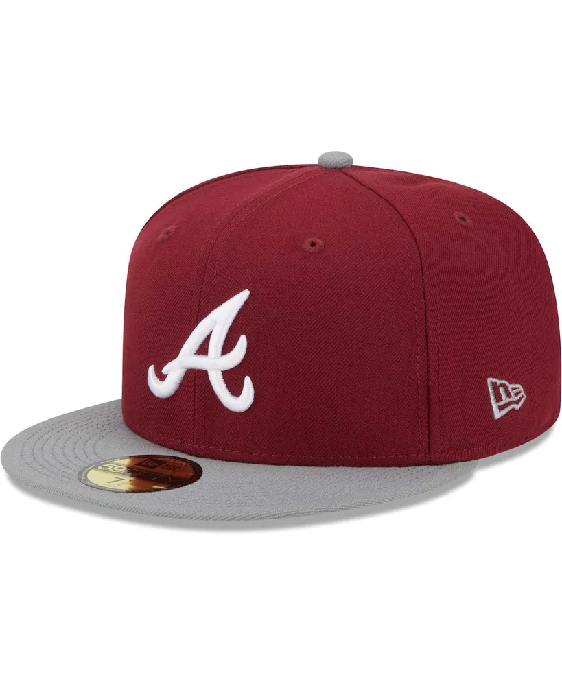 Men's New Era Gold Atlanta Braves Color Pack 59FIFTY Fitted Hat