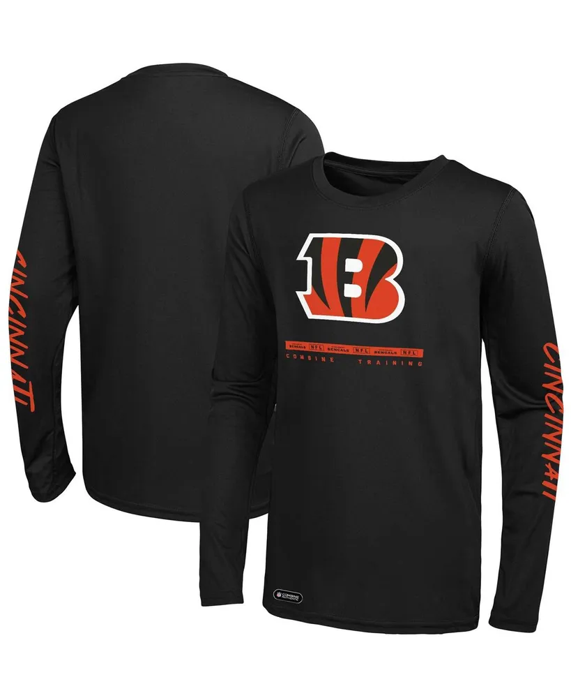 Men's Nike Black Cincinnati Bengals Velocity Long Sleeve T-Shirt Size: Medium