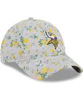 Women's New Era Gray Minnesota Vikings Bouquet 9TWENTY Adjustable Hat