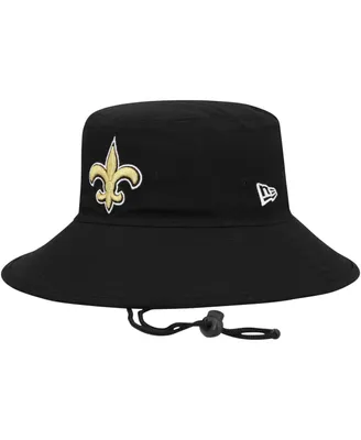 Men's New Era Black New Orleans Saints Main Bucket Hat