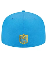 Men's New Era Powder Blue Los Angeles Chargers Main 59FIFTY Fitted Hat