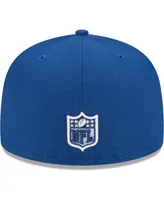 Men's New Era Royal Indianapolis Colts Main 59FIFTY Fitted Hat