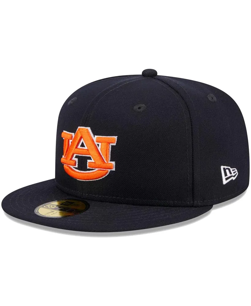 Men's New Era Navy Auburn Tigers Evergreen 59FIFTY Fitted Hat