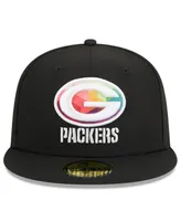 Men's New Era Black Green Bay Packers 2023 Nfl Crucial Catch 59FIFTY Fitted Hat