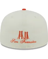 Men's New Era Cream, Scarlet San Francisco 49ers City Icon 59FIFTY Fitted Hat