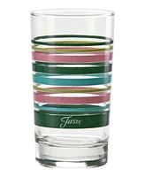 Fiesta Tropical Stripes 7-Ounce Juice Glass, Set of 4