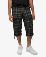 X-Ray Men's Belted 18" Inseam Below Knee Long Cargo Shorts