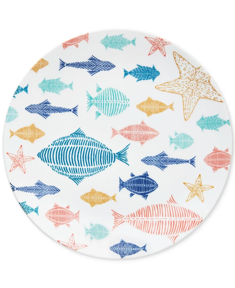 The Cellar Fish Salad Plates, Set of 4, Created for Macy's