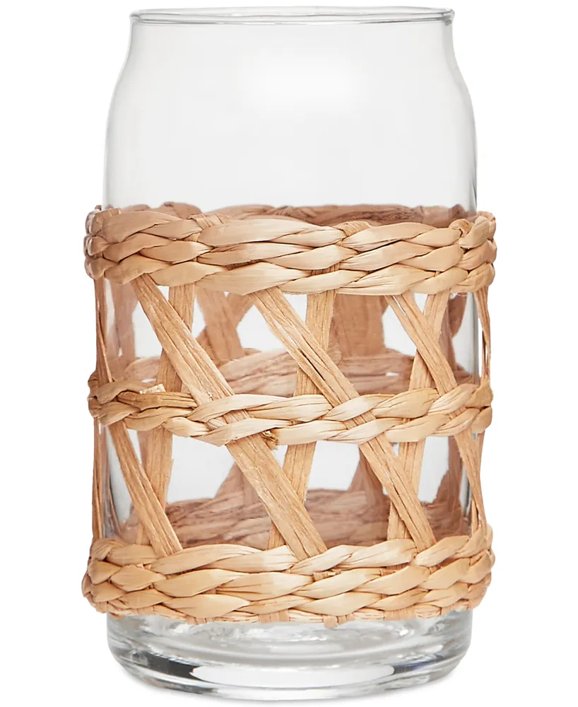 The Cellar Rattan & Glass Tumblers, Set of 2, Created for Macy's