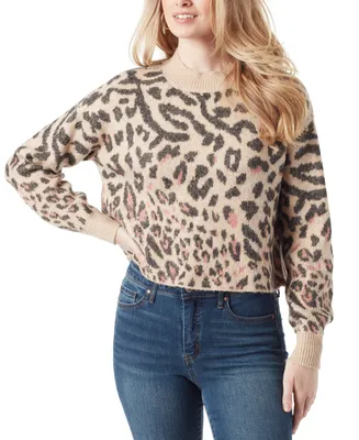 Jessica Simpson Women's Portia Cropped Sweater - Cameo Rose