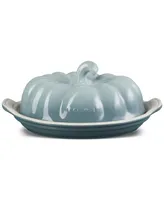 Le Creuset Glazed Stoneware Figural Pumpkin Butter Dish