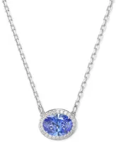 Swarovski Constella Silver-Tone Crystal Necklace, 17-3/4"