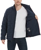 Outdoor United Men's Stretch Seamless Brick Quilted Full-Zip Puffer Jacket