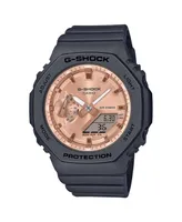 G-Shock Unisex Two-Hand Quartz Analog Digital Black Resin Watch, 42.9mm, GMAS2100MD1A