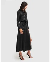 Women Belle & Bloom Lover To Maxi Shirt Dress