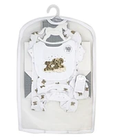 Rock-a-Bye Baby Boutique Boys and Girls Dreamy Elephants Layette, 5 Piece Set