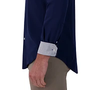 Report Collection Men's Slim-Fit Solid Woven Shirt