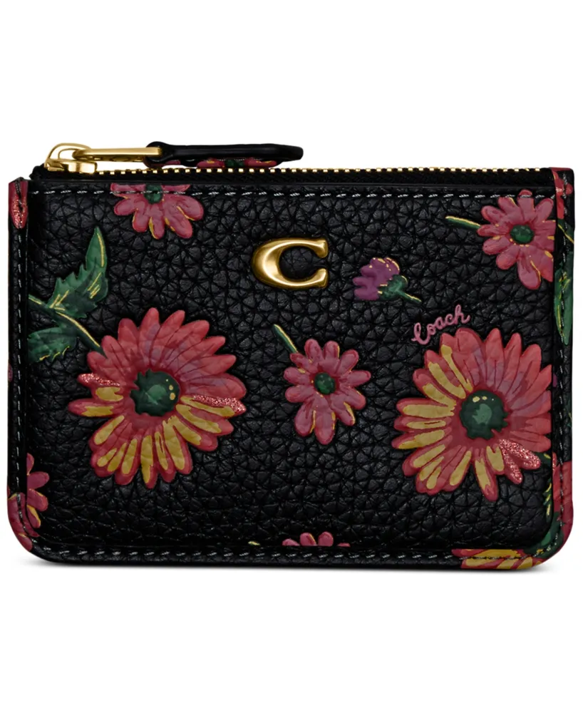 Coach black/multi Floral wristlet - Margaret's Fine Consignment