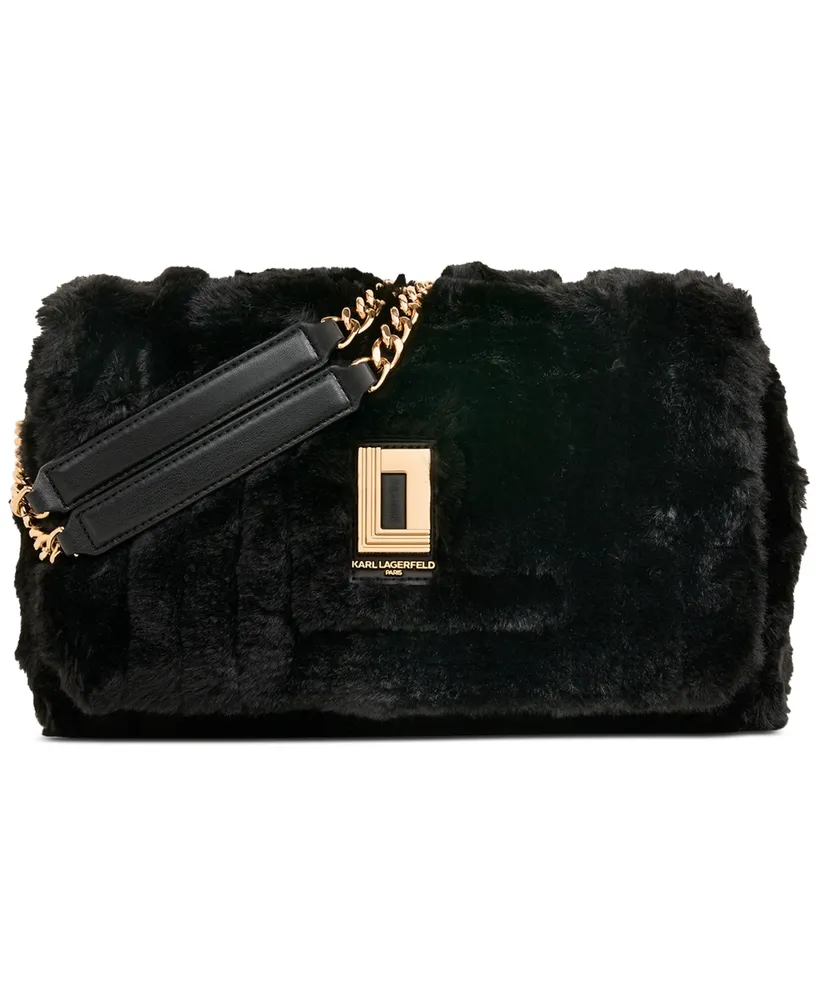 Karl Lagerfeld Paris Corinne Leather Shoulder Bag | CoolSprings Galleria