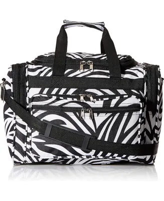 World Traveler 16-Inch Zebra Gym Bag Duffle