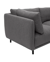 Armen Living Serenity 79" Polyester with Metal Legs Sofa