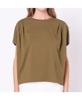 English Factory Women's Pleated T-Shirt