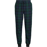 Lands' End Men's Flannel Jogger Pajama Pants