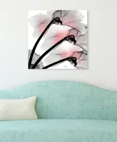 Empire Art Direct "Coral Luster Clycamen 2" Frameless Free Floating Tempered Glass Panel Graphic Wall Art, 24" x 24" x 0.2"